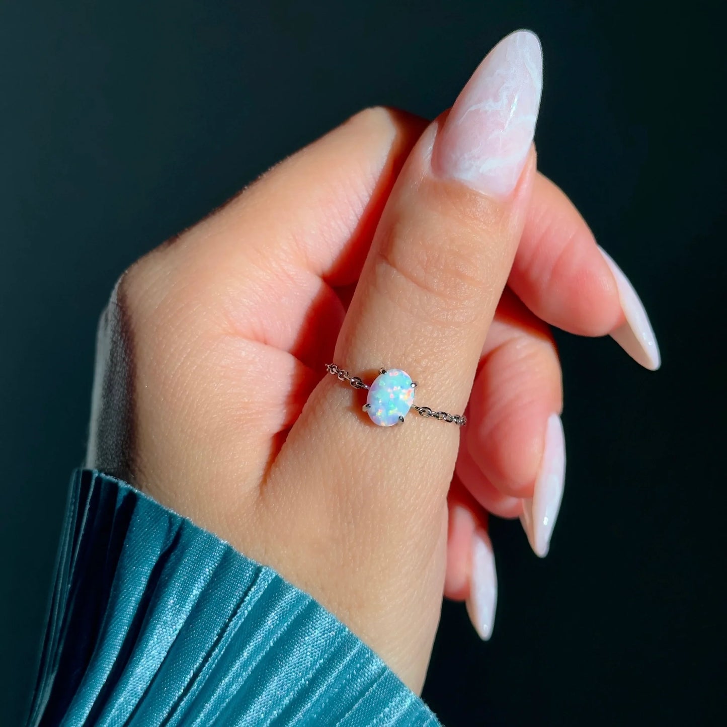 Fuwari Ring - Opal(サイズ調整可)