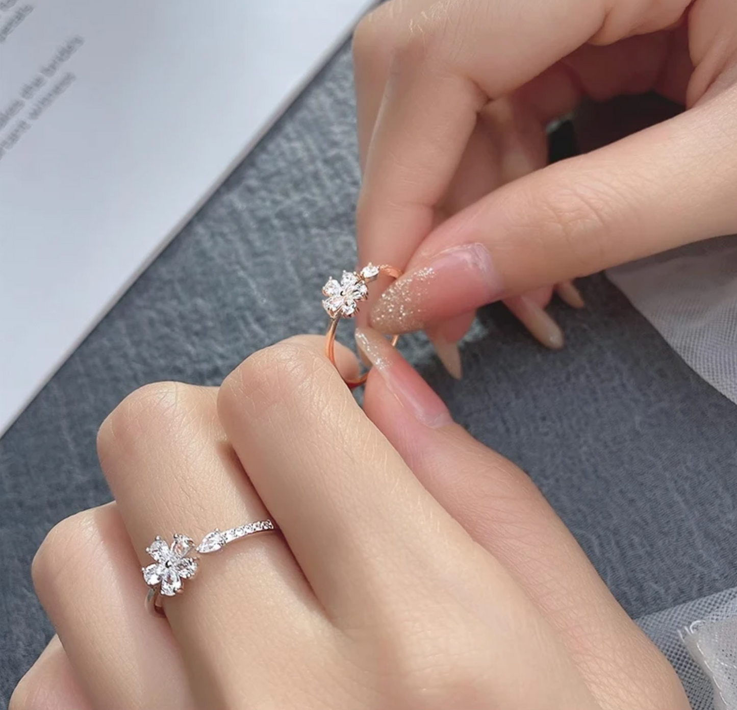Cherryblossom Ring(サイズ調整可)