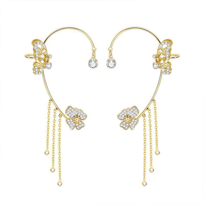 Crystal Butterfly Earrings(両耳セット)