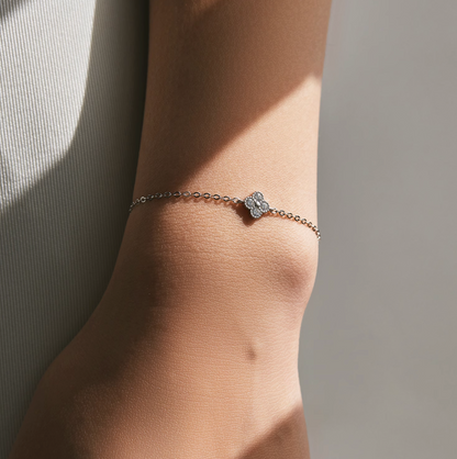 Silver Cleef Bracelet