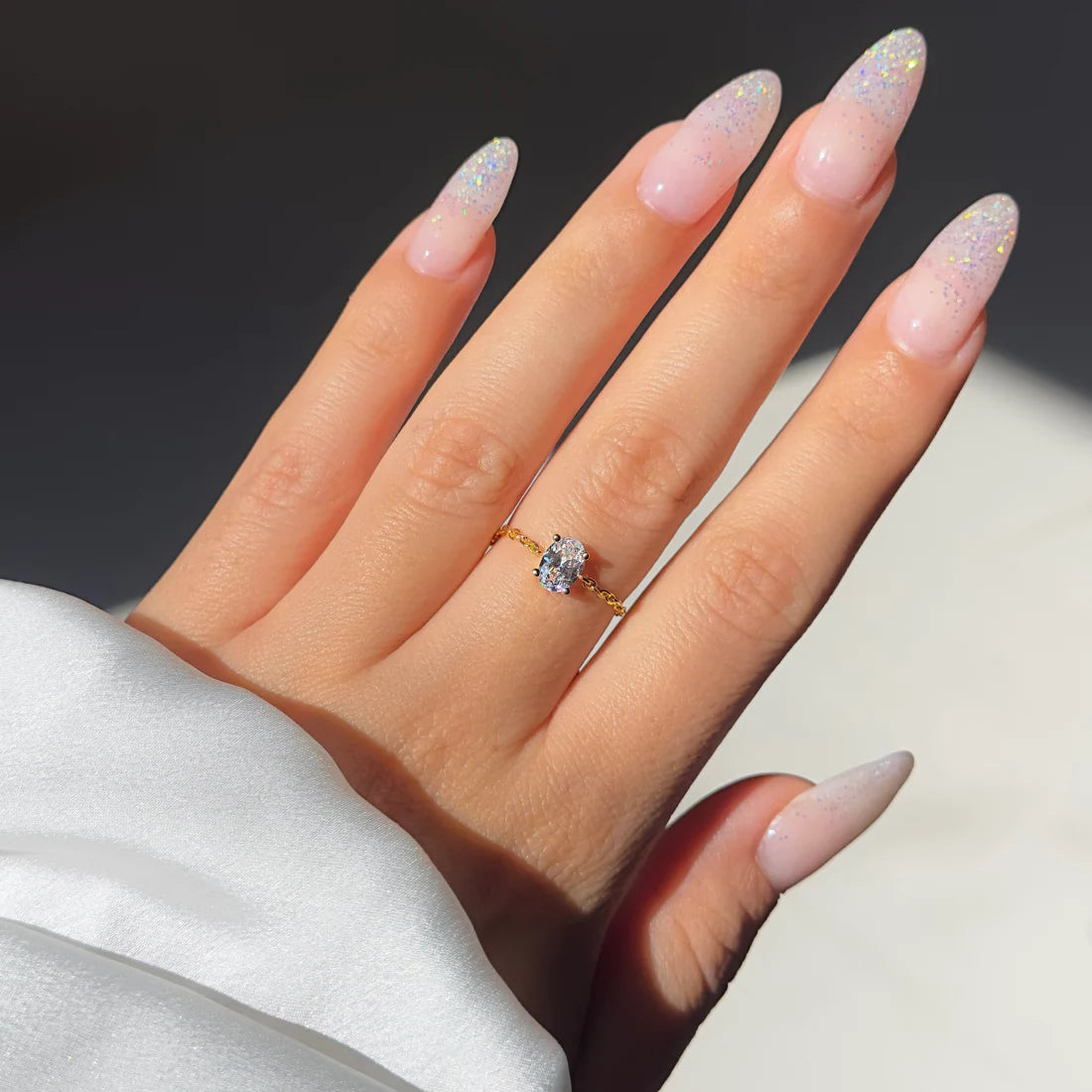 Fuwari Ring - White（サイズ調整可）
