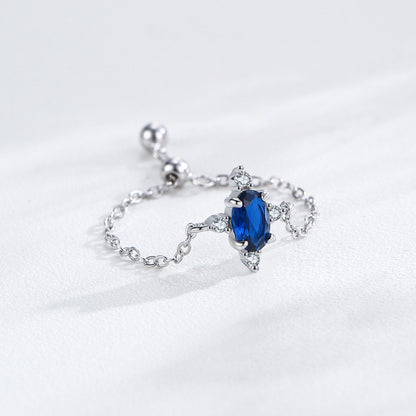 Fuwari Ring - AquamarineCircular（サイズ調整可）