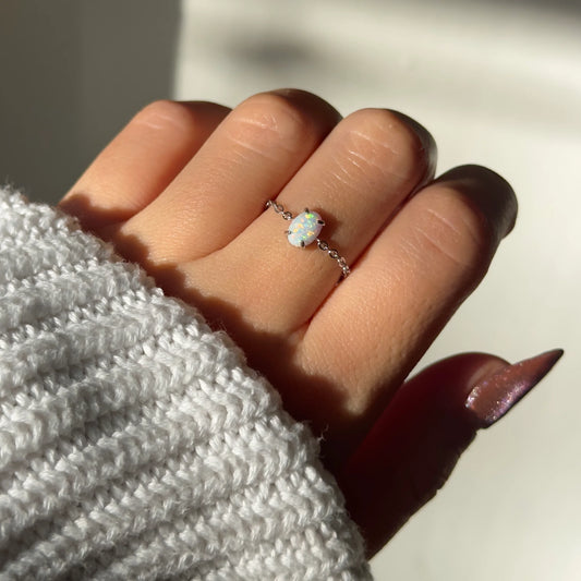 Fuwari Ring - Opal（サイズ調整可）