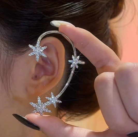 Crystal Snow Earrings(両耳セット)