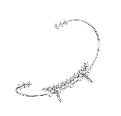 Crystal Pearl Earrings(両耳セット)