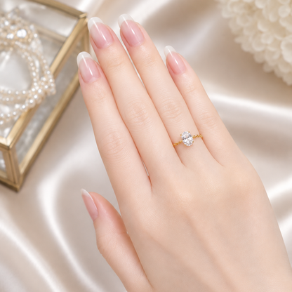 Fuwari Ring - White（サイズ調整可）