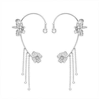 Crystal Butterfly Earrings（両耳セット）